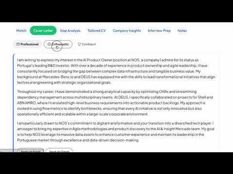 GotHired AI analysis in progress